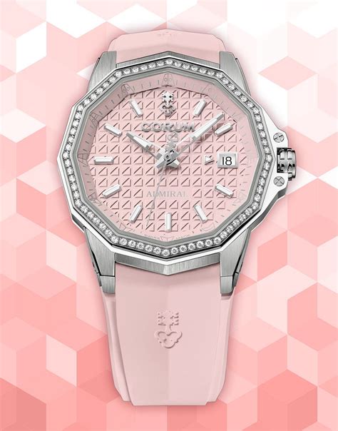 pink dialed watches